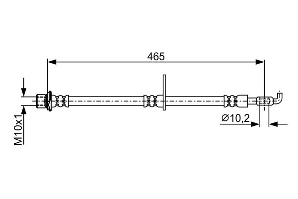 BOSCH 1 987 481 924 Brake Hose