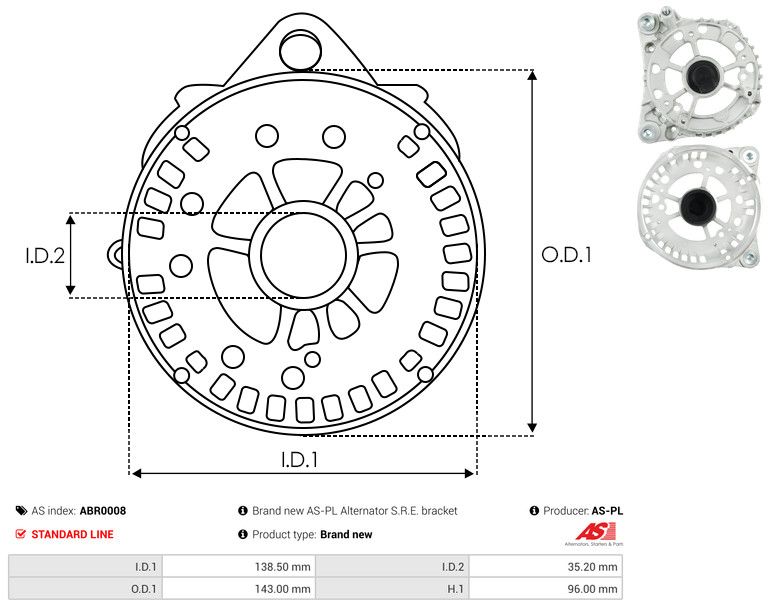 Kaitsekate, generaator, AS-PL ABR0008