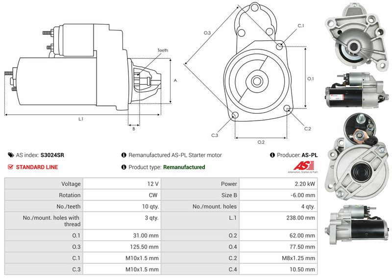 AS-PL S3024SR Starter