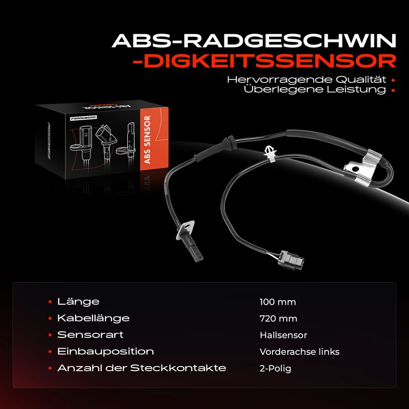 Frankberg 5481FB0031564 Sensor, wheel speed