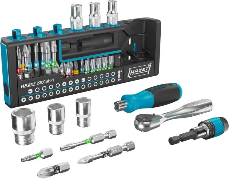 HAZET 2300SH-1 Kit, screwdriver bits