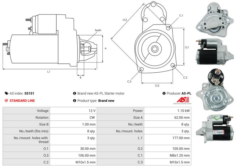 AS-PL S5151 Starter