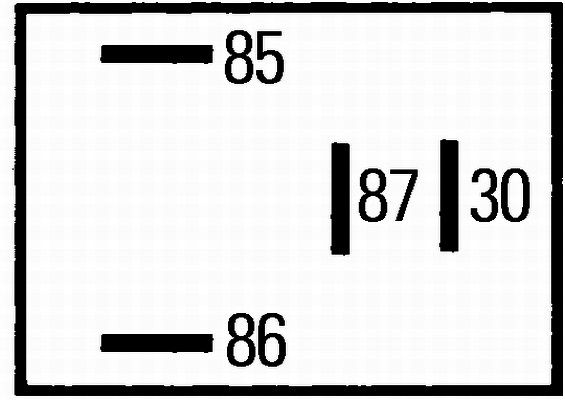 HELLA 4RA 933 766-111 Relay, main current