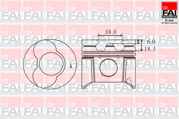 FAI AutoParts dugattyú PK5-000