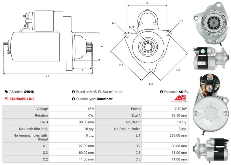 AS-PL S9048 Starter