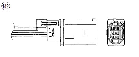 Кисневий датчик, Ngk UAA0004VW008