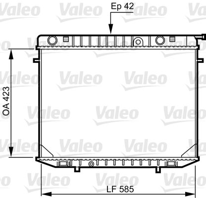 VALEO Radiateur 731237