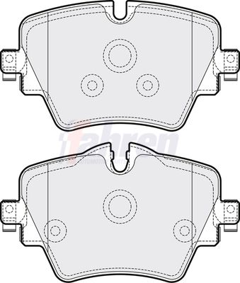 Fahren Brake Pad Set, disc brake FBP3766