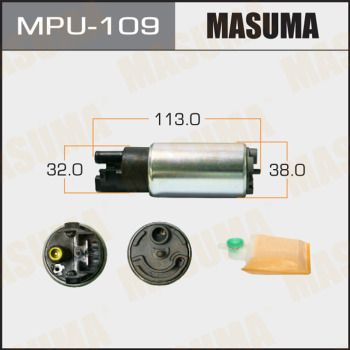 Бензонасос електричний (+сітка) Honda/ Mitsubishi/ Subaru/ Toyota (MPU-109) MASUMA