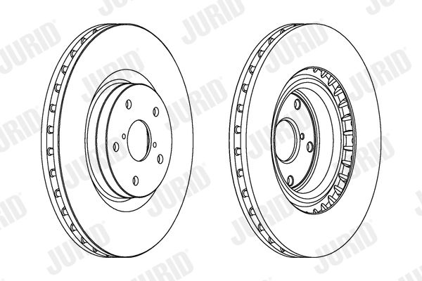 Гальмівний диск, Jurid 563104JC-1