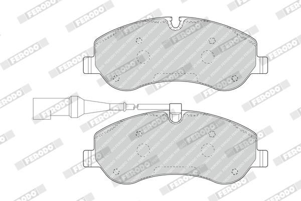 FERODO FVR4909 Brake Pad Set, disc brake
