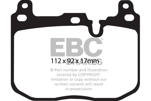 EBC Brakes nagy teljesítményű fékbetétkészlet DP82130RP1