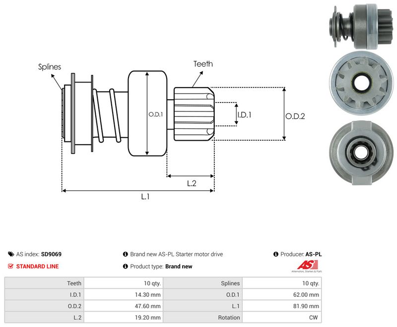 Vabajooks, starter, AS-PL SD9069