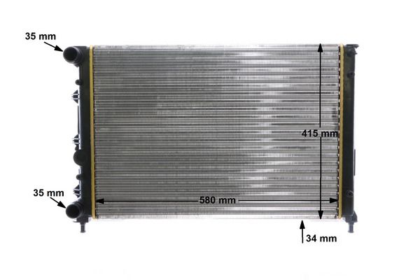 MAHLE CR 1411 000S Radiator, engine cooling
