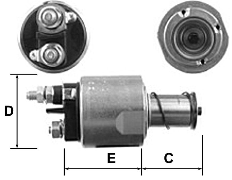 GM Solenoidinis jungiklis, starteris