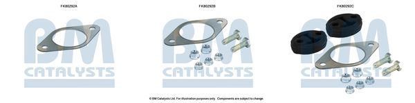 BM CATALYSTS szerelőkészlet, katalizátor FK80292