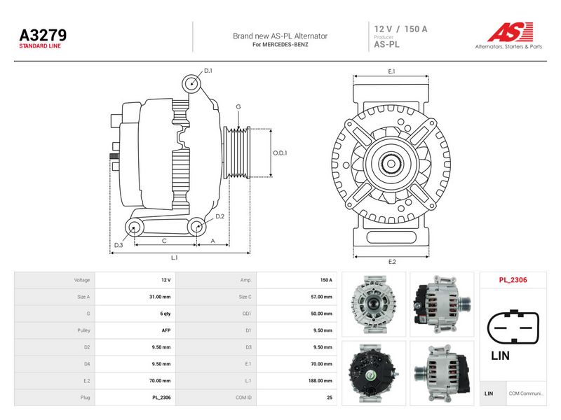 Generaator, AS-PL A3279
