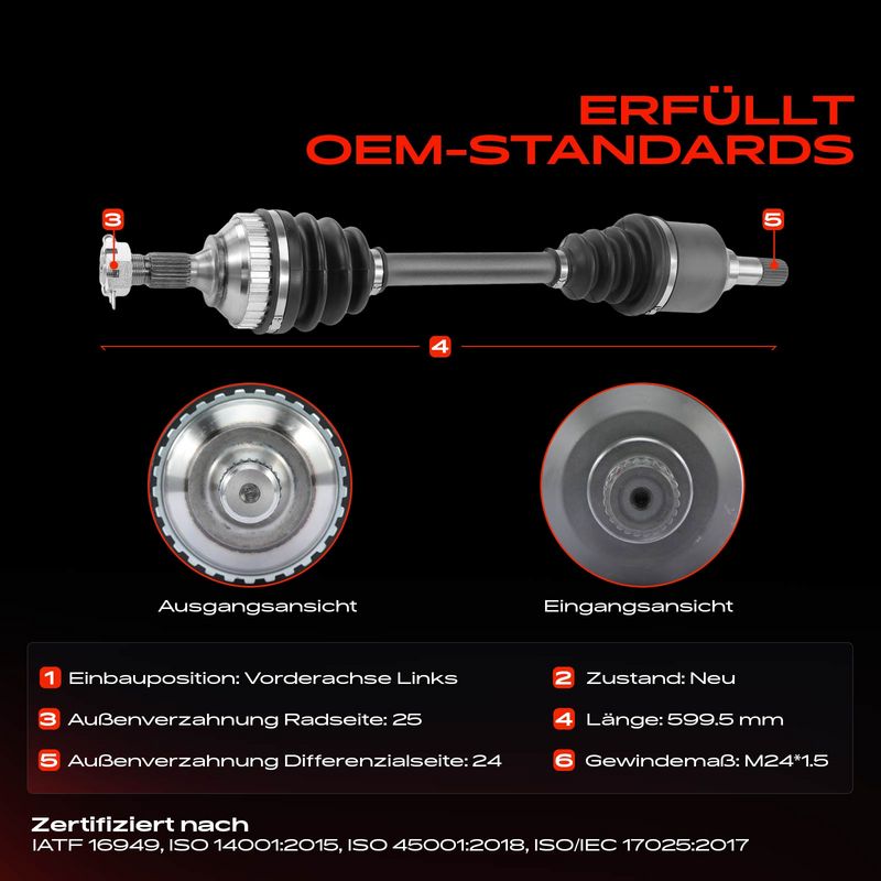 Frankberg 5481FB0010650 Drive Shaft