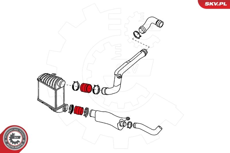 ESEN SKV 24SKV024 Charge Air Hose