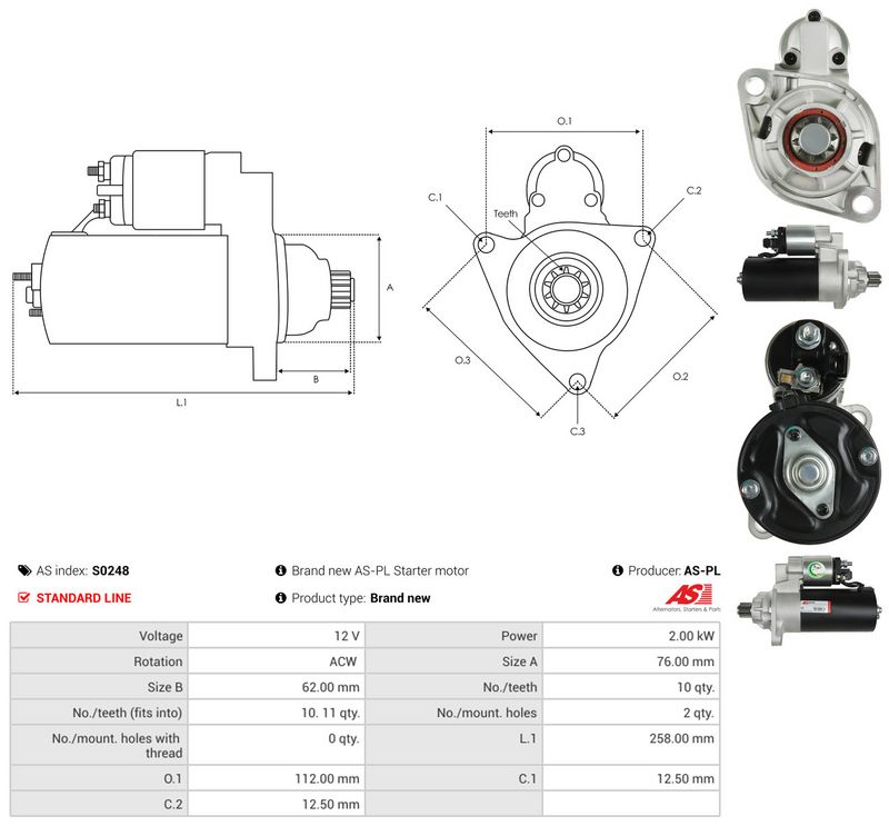 Starter, AS-PL S0248
