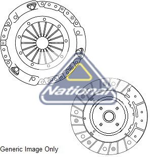 Комплект зчеплення, National CK10377