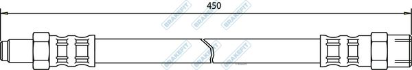 APEC Brake Hose BHO4044