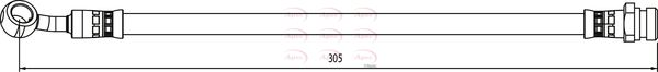 APEC Brake Hose HOS4133