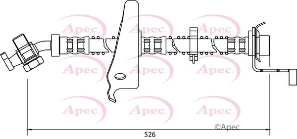 APEC Brake Hose HOS4027