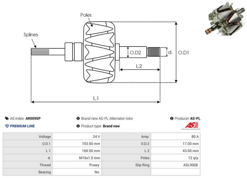 This part match OEM code: 42537060
