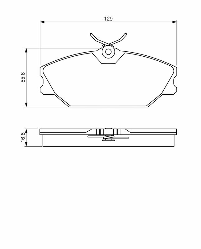 Plaquettes+de+frein+à+disque BOSCH 0 986 495 262