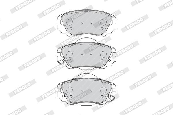 FERODO Plaquettes de frein à disque FDB4207