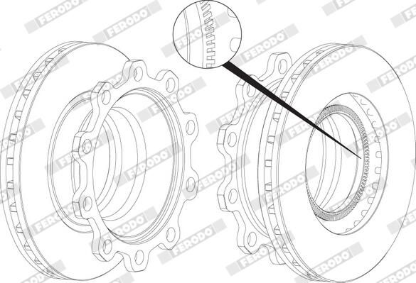 Brzdový kotouč FCR199A