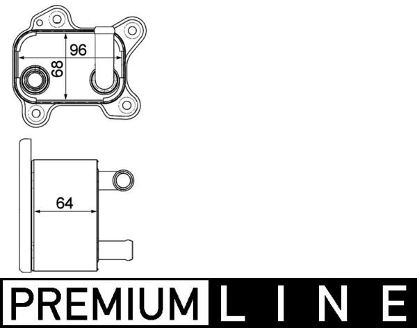 MAHLE Oliekoeler, automatische transmissie CLC 183 000P