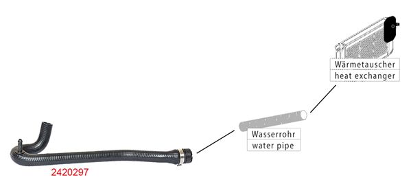 METZGER AUTOTEILE 2420297 Radiator Hose