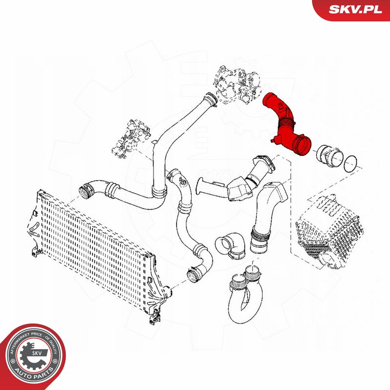 ESEN SKV 43SKV094 Charge Air Hose
