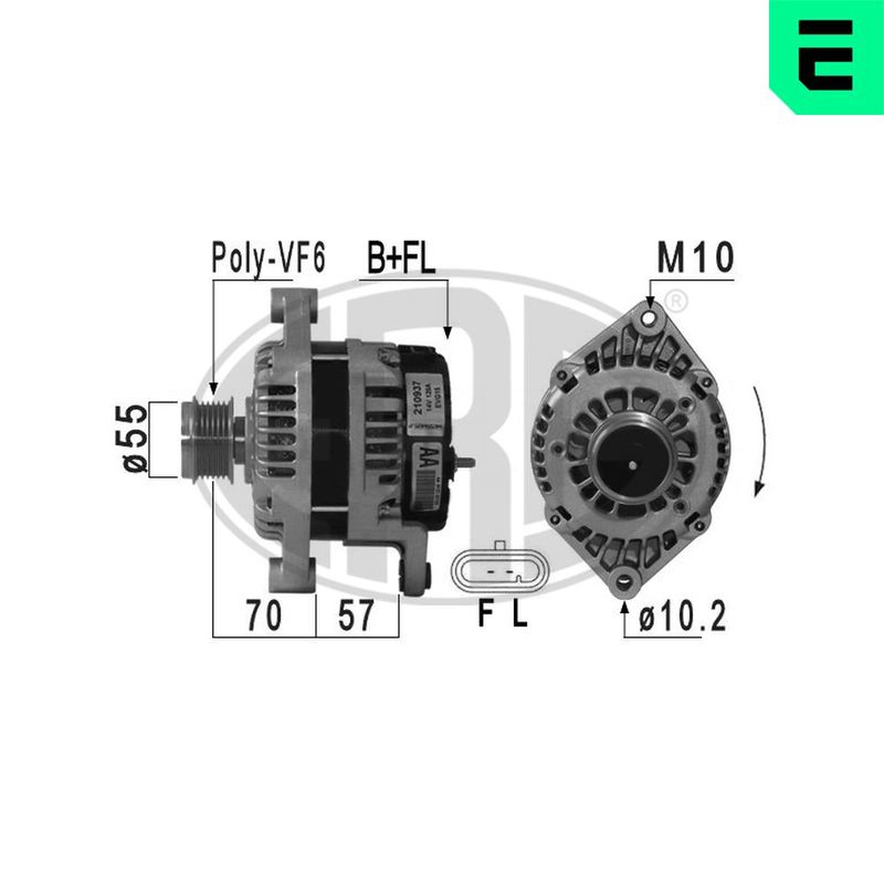 Генератор, Era 210937A