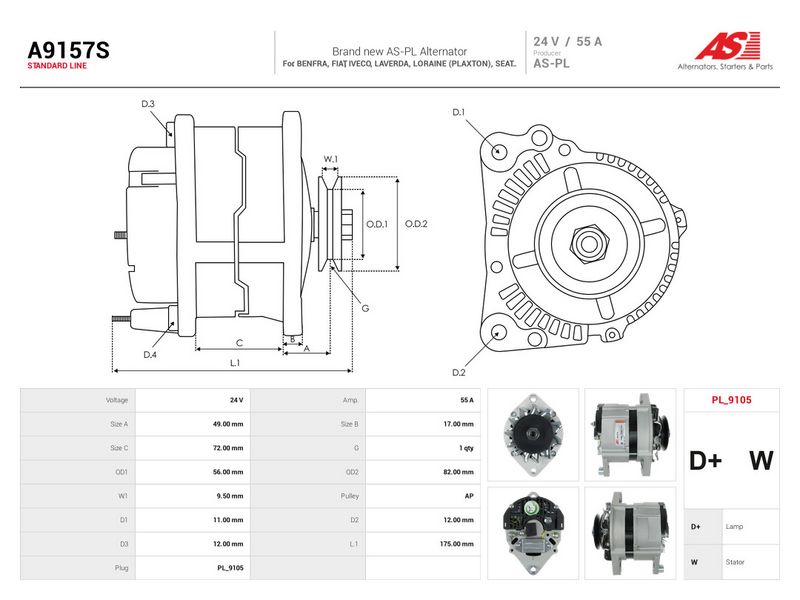 This part match OEM code: 4808268