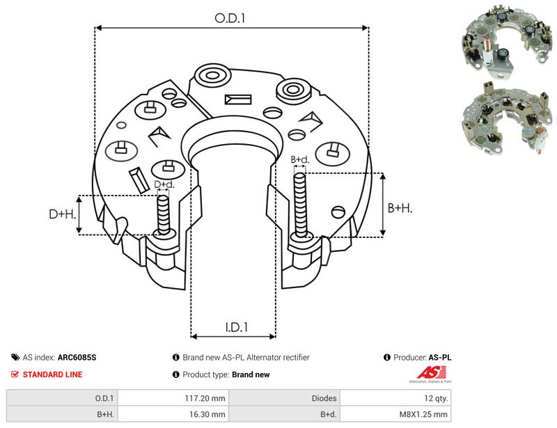 Seadistaja, generaator, AS-PL ARC6085S