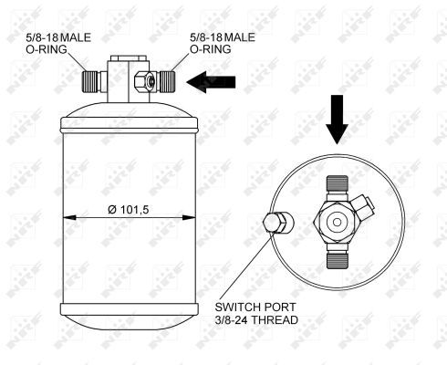 NRF 33292 Dryer, air conditioning