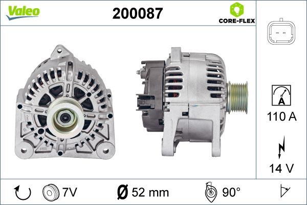 VALEO Dynamo / Alternator 200087