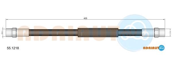 Гальмівний шланг, Adriauto 55.1218