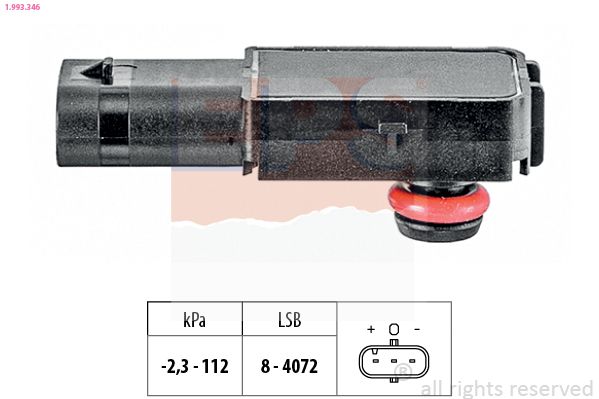 SENZOR PRESIUNE AMPLIFICARE FRANE EPS 1993346