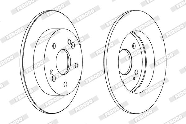 FERODO DDF1483 Brake Disc