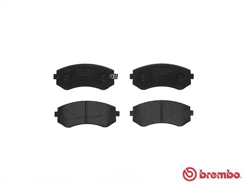 Комплект гальмівних накладок, дискове гальмо, Brembo P56039