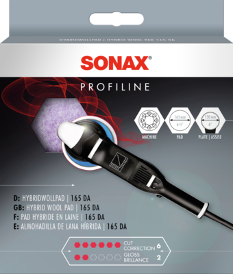 Disc/pad, polizor SONAX Hybrid Wool Pad 165 04941000