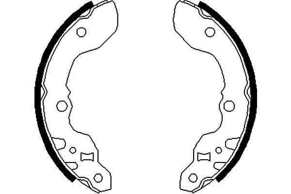 KAVO PARTS fékpofakészlet KBS-8920