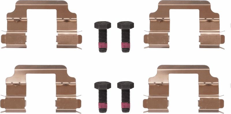 Piduriklotsi komplekt, ketaspidur, TRW GDB1632DTE