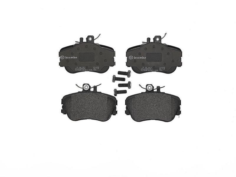 Piduriklotsi komplekt, ketaspidur, BREMBO P 06 017