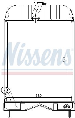NISSENS 62253 Radiator, engine cooling