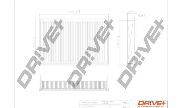 Повітряний фільтр, Dr!Ve+ DP1110.10.0135